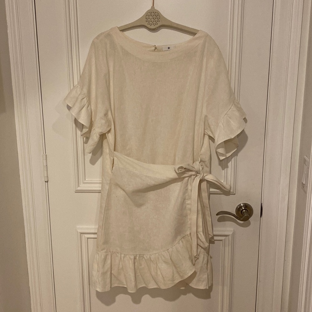 Socialite Dress Size XL Linen Ruffle from Nordstrom